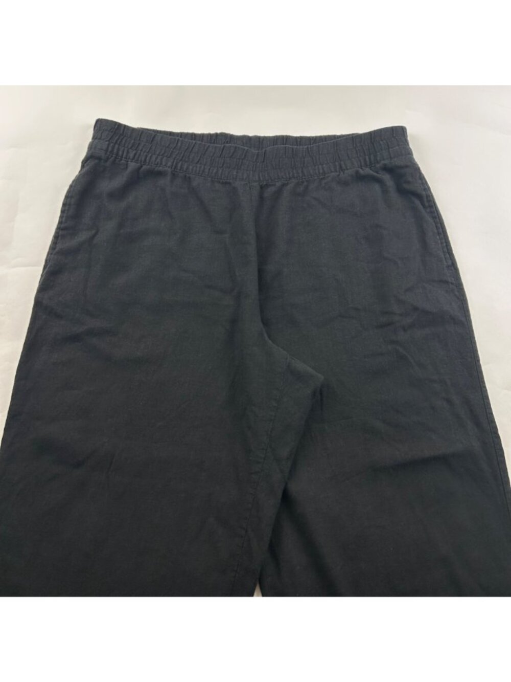 Old Navy Black Linen Blend Wide Leg Lounge Pant XL - Picture 2 of 7